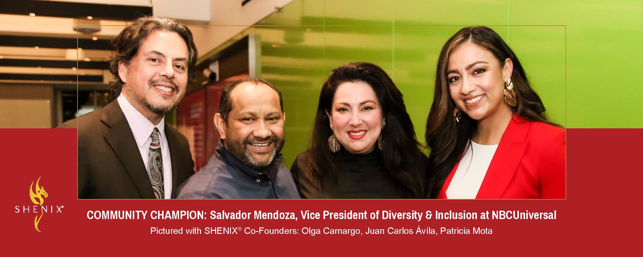 Community Champion Salvador Mendoza Vice President of Diversity Inclusion at NBCUniversal
